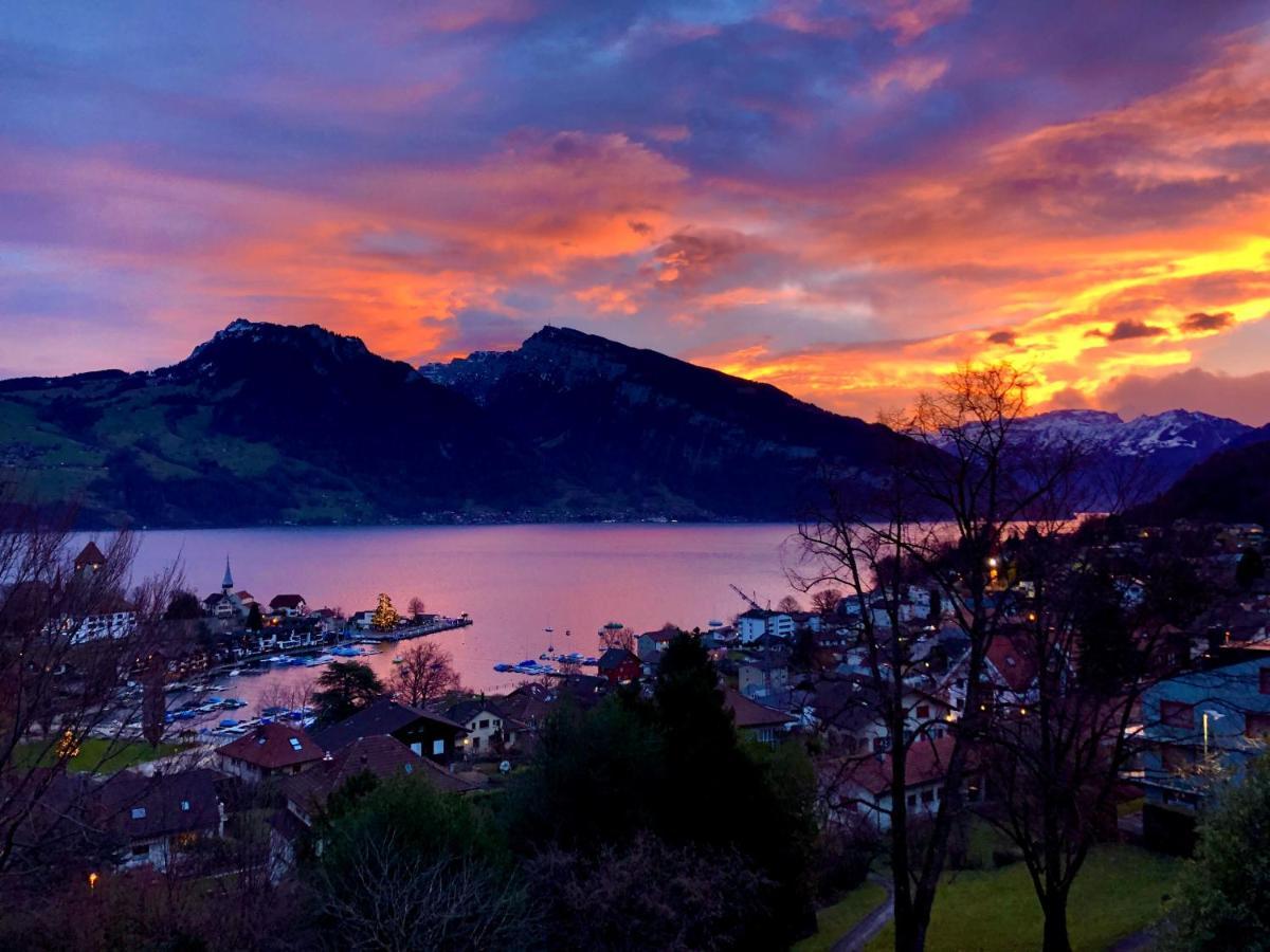 Hotel Movieworld Spiez Exterior foto